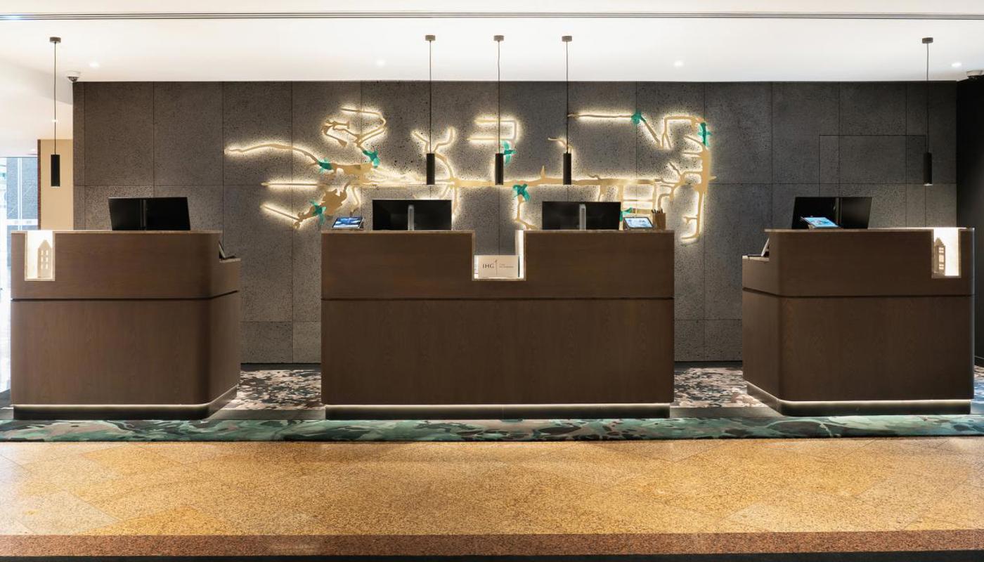 Discover the newly refurbished reception at Crowne Plaza Auckland