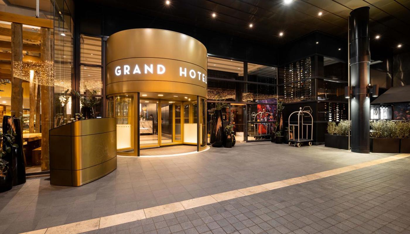 The Grand by SkyCity hotel entrance