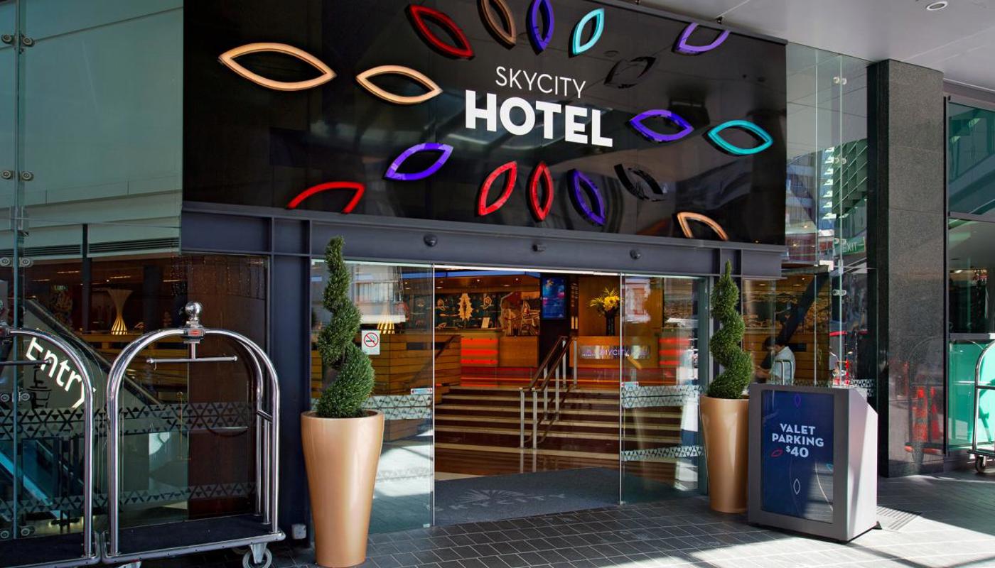 SkyCity Hotel entrance