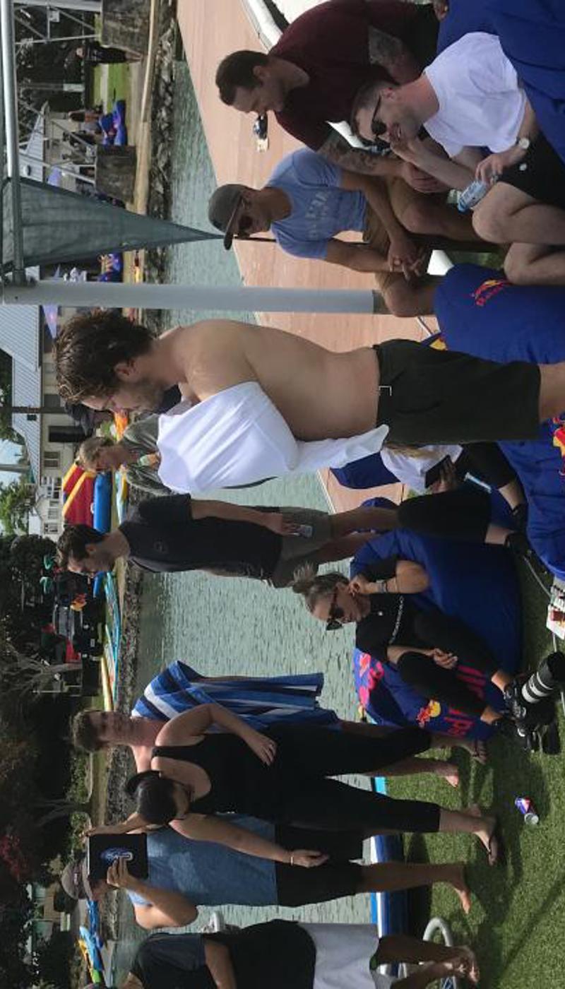 The start dock is the base for fun adventures as a group.